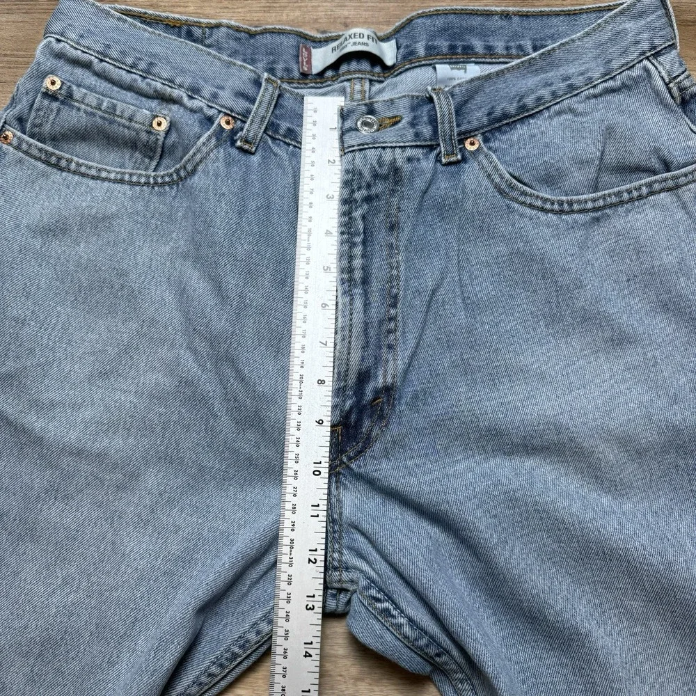 Vintage Levis Jeans Men 38x30 Blue 550‎ Relaxed Fit Baggy Light Wash Fits 36x29